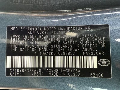 2026 Toyota Camry SE