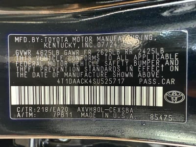 2025 Toyota Camry SE