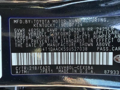 2025 Toyota Camry SE