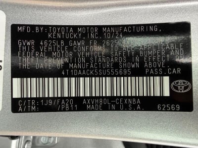 2025 Toyota Camry LE