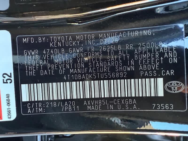 2026 Toyota Camry XLE AWD