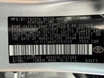 2023 Toyota Camry SE Auto