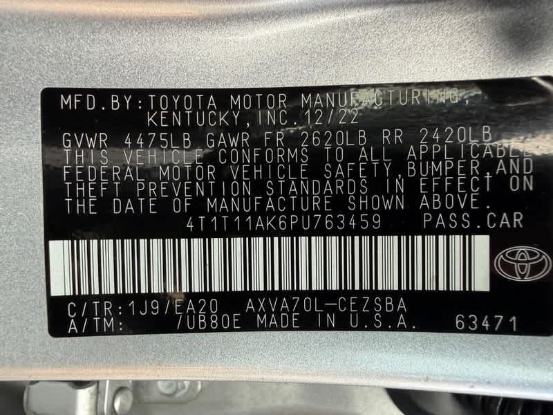 2023 Toyota Camry SE Auto