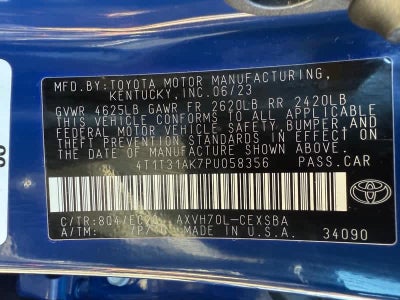 2023 Toyota Camry Hybrid SE Nightshade CVT