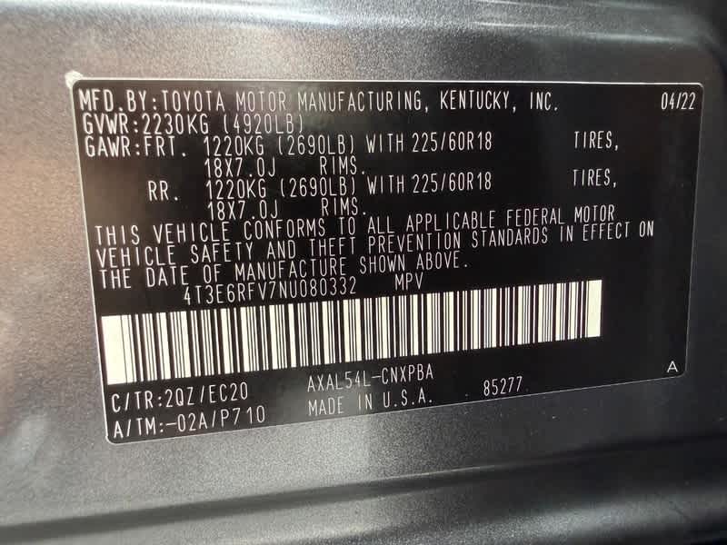 2022 Toyota RAV4 Hybrid XSE AWD