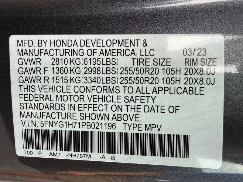 2023 Honda Pilot Touring AWD