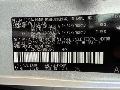 2023 Toyota Sienna XLE AWD 7-Passenger