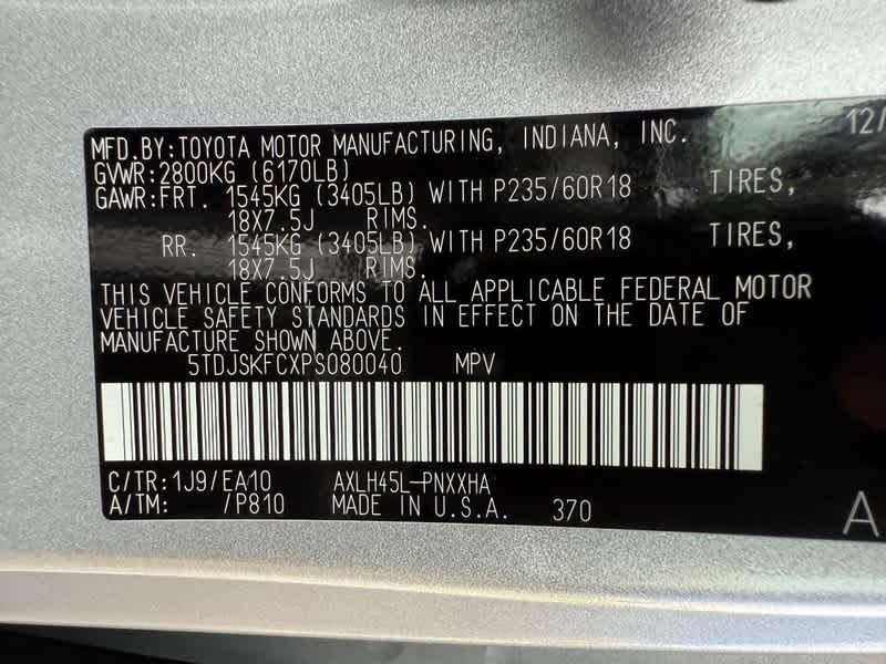 2023 Toyota Sienna XLE AWD 7-Passenger