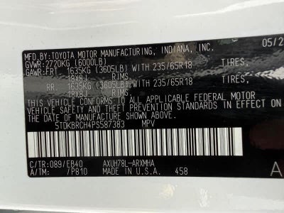 2023 Toyota Highlander Hybrid XLE AWD