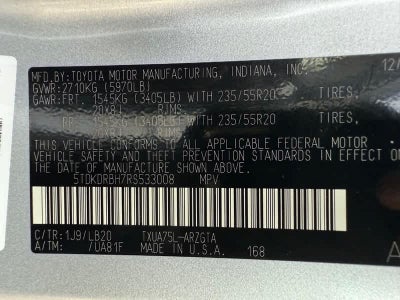 2024 Toyota Highlander Limited AWD