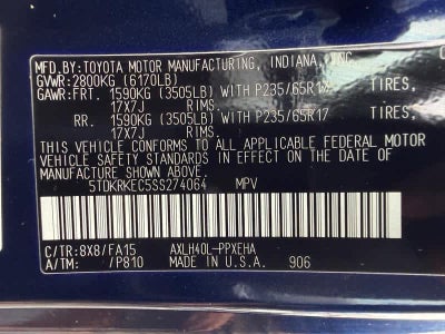 2025 Toyota Sienna LE FWD 8-Passenger