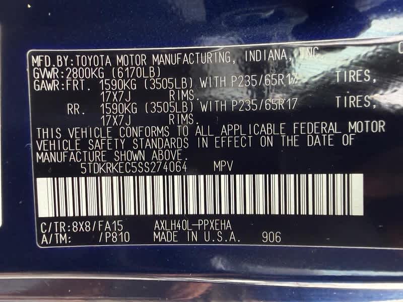 2025 Toyota Sienna LE FWD 8-Passenger