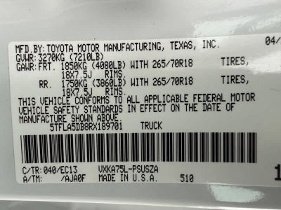 2024 Toyota Tundra SR5 CrewMax 5.5 Bed