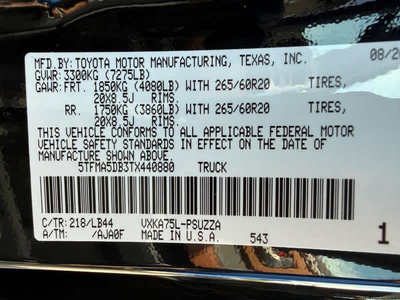2026 Toyota Tundra 1794 Edition CrewMax 5.5 Bed