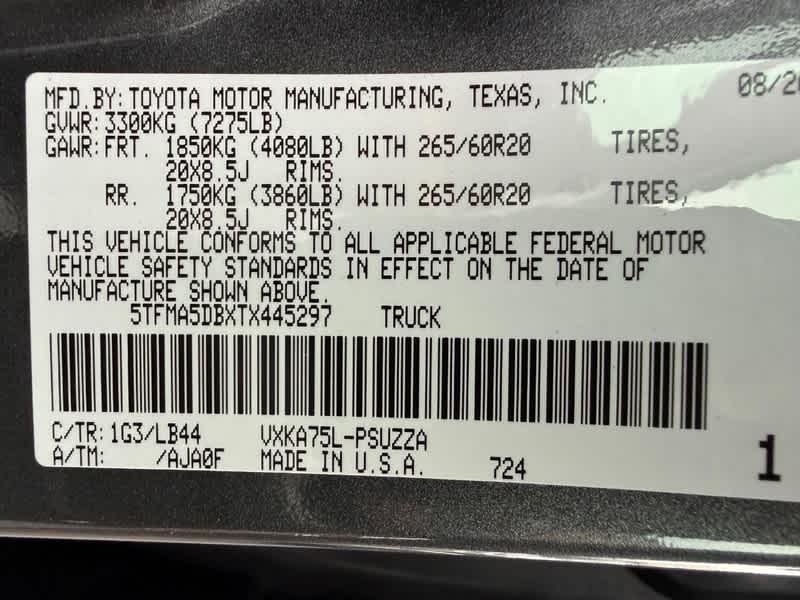 2026 Toyota Tundra 1794 Edition CrewMax 5.5 Bed