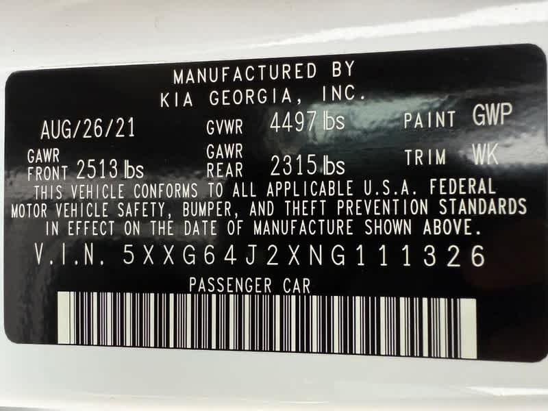 2022 Kia K5 GT-Line Auto AWD