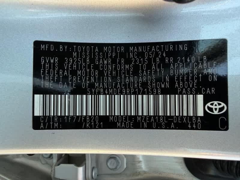 2024 Toyota Corolla LE CVT
