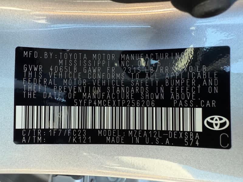 2026 Toyota Corolla SE CVT