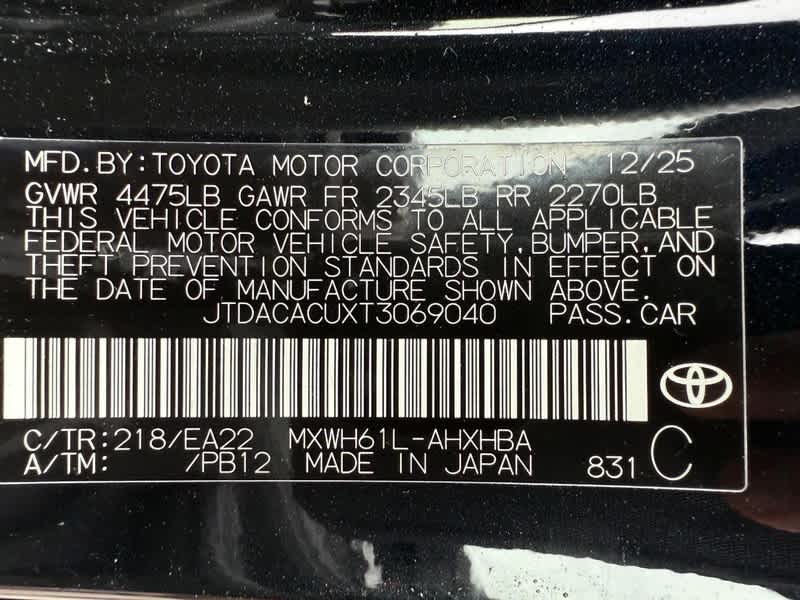 2026 Toyota Prius Plug-In Hybrid XSE Premium