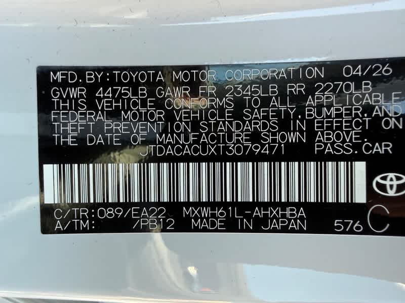 2026 Toyota Prius Plug-In Hybrid XSE Premium