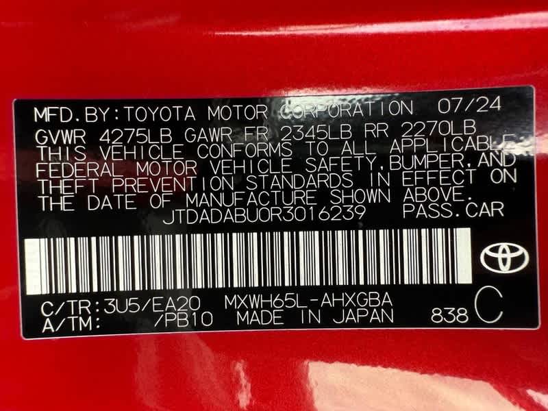 2024 Toyota Prius XLE AWD