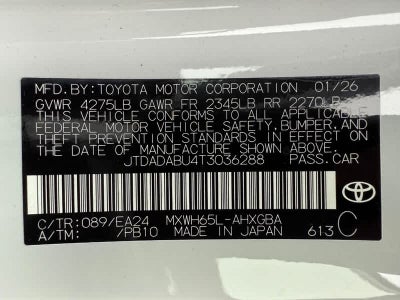 2026 Toyota Prius Nightshade AWD