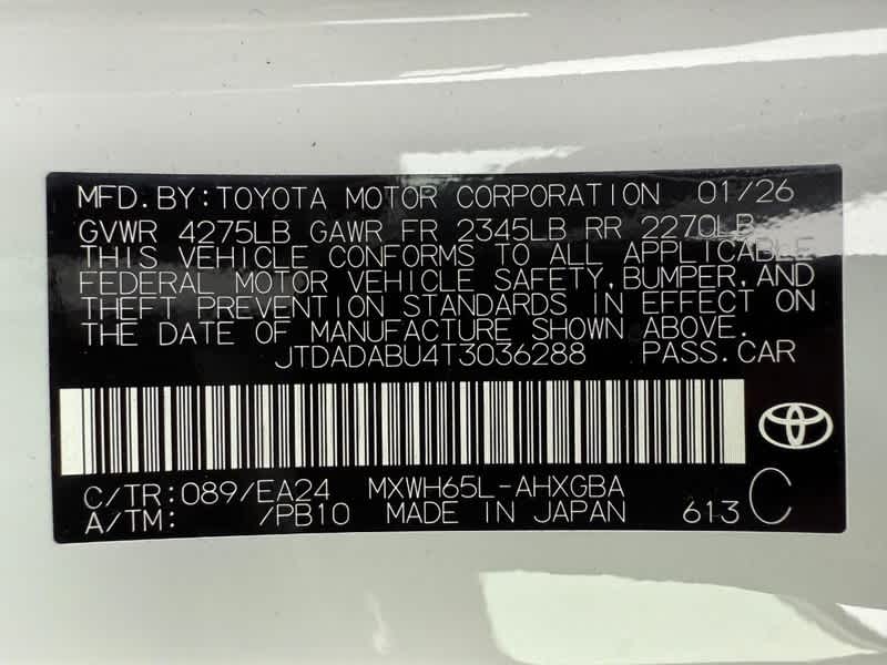 2026 Toyota Prius Nightshade AWD