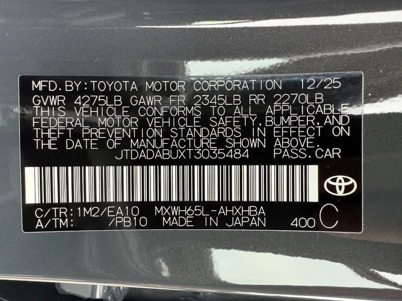 2026 Toyota Prius Limited AWD