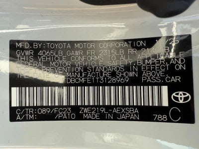 2026 Toyota Corolla Hybrid SE FWD