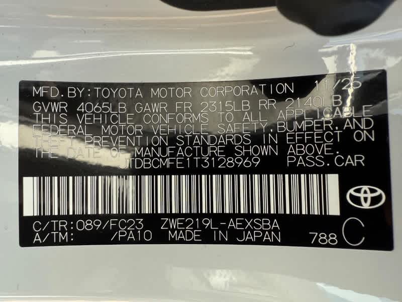 2026 Toyota Corolla Hybrid SE FWD