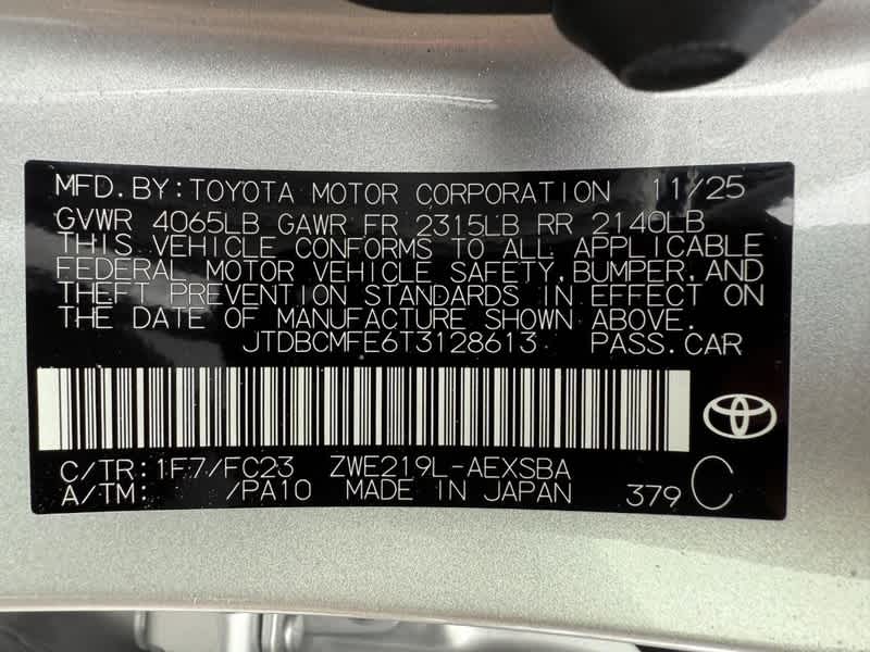 2026 Toyota Corolla Hybrid SE FWD