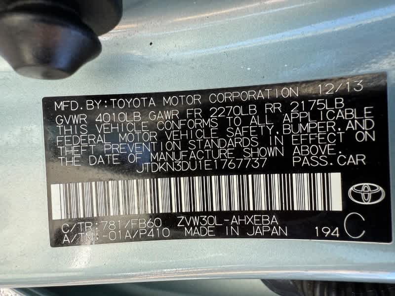 2014 Toyota Prius 5dr HB Two