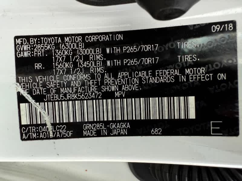 2019 Toyota 4Runner TRD Off Road Premium 4WD