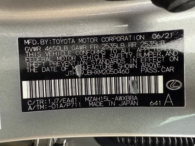 2021 Lexus UX UX 250h AWD