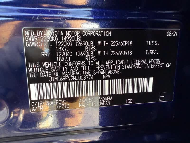 2021 Toyota RAV4 Hybrid XSE AWD