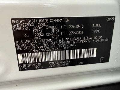 2025 Toyota RAV4 Hybrid XSE AWD