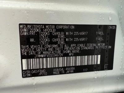 2025 Toyota RAV4 Hybrid LE AWD