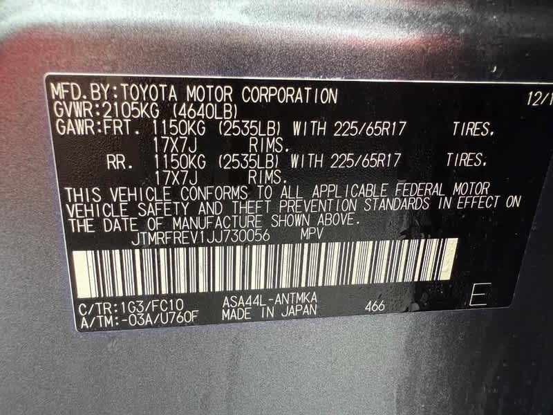 2018 Toyota RAV4 XLE AWD