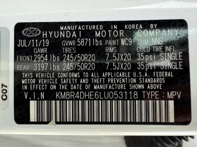 2020 Hyundai Palisade SEL AWD